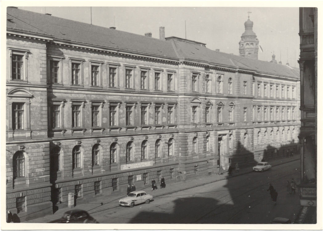 Das Fakultätsgebäude im Petersteinweg 8 von 1946 bis 1973.