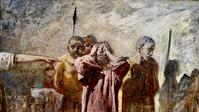 Nikolai Ge: Golgatha (1893); Tretjakow-Galerie, Moskau – Foto: Frank M. Lütze 