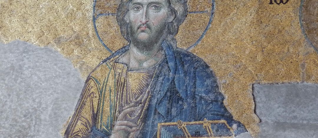 Der Christus Pantokrator (Allherrscher) in der Hagia Sophia in Konstaninopel