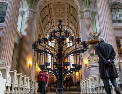 Das Innere der Leipziger Nikolaikirche.