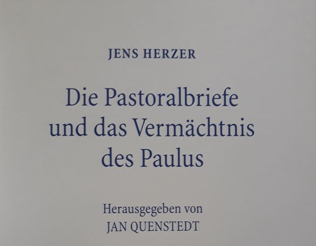 Die Pastoralbriefe