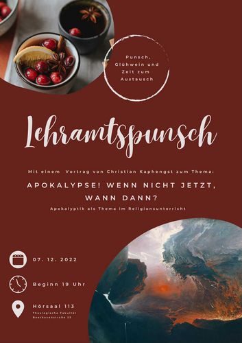 Das Werbeposter für den Lehramtspunsch 2022