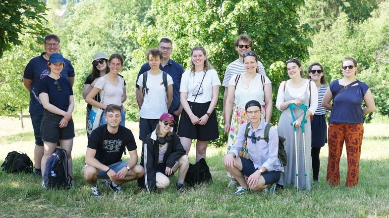 Gruppenbild der Exkursionsteilnehmer 