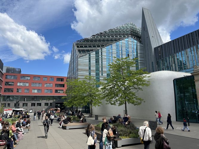 Blick auf den Hauptcampus der Uni Leipzig